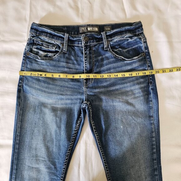 BKE Denim Men's Blue JAKE Straight Leg Denim Jeans Size 34R - Picture 12 of 13